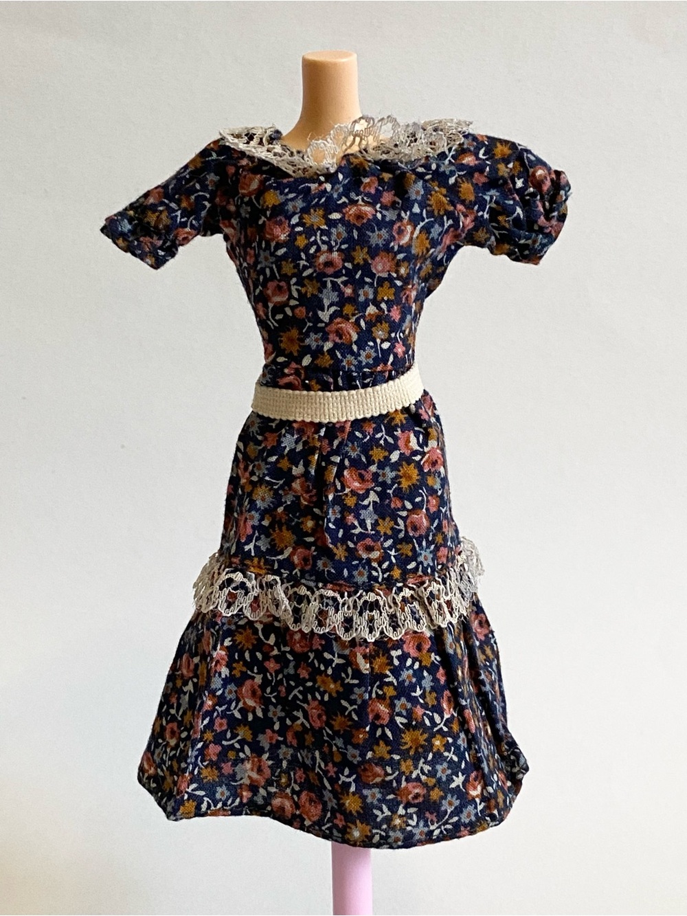 Vintage 1970s Sindy Marx Toys Floral Dress ONLY